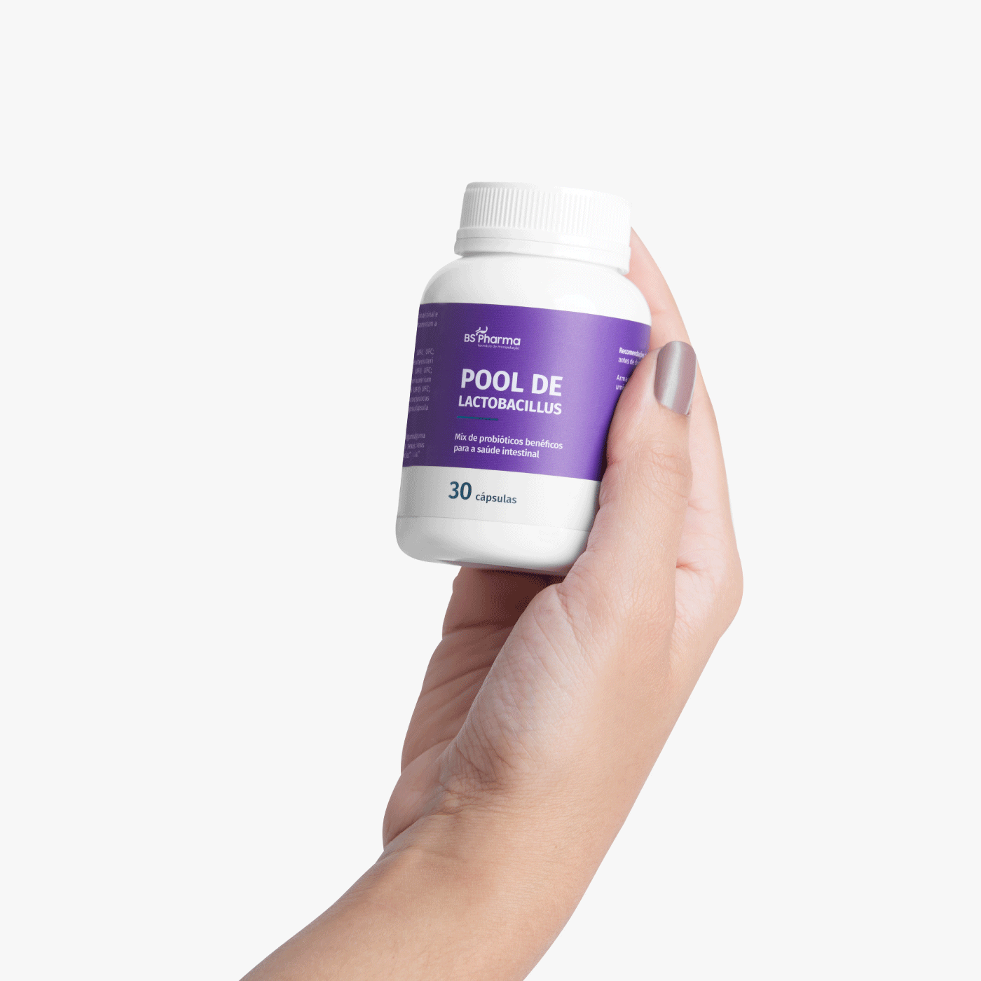 Encontraproduto.com.br - Pool de Lactobacillus 30 Cápsulas BS Pharma