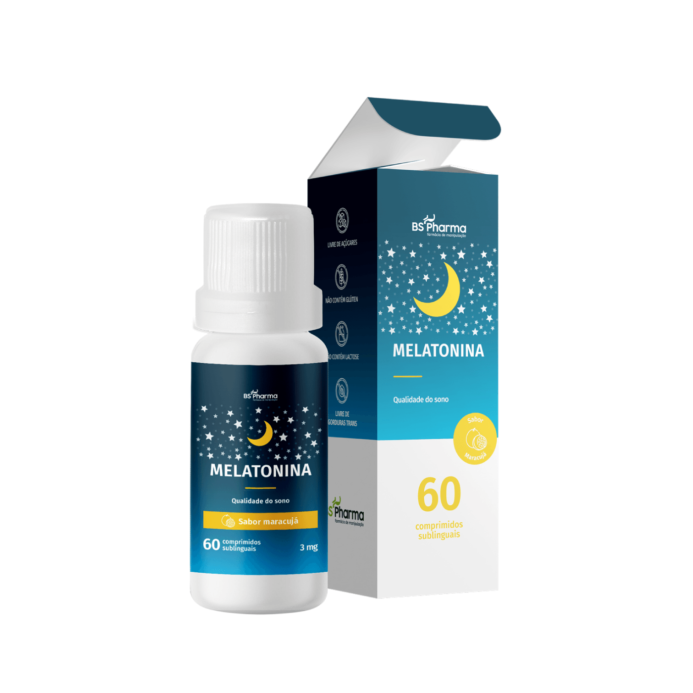 Melatonina em comprimido sublingual 3mg